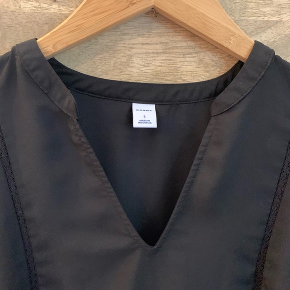 🌸4/25🌸 Old Navy Black Floral Dress - Picture 2 of 5